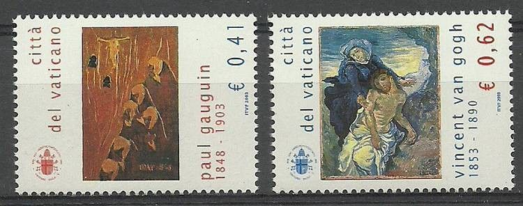 Znaczek Watykan 2003 Mi 1461-1462 Czyste **
