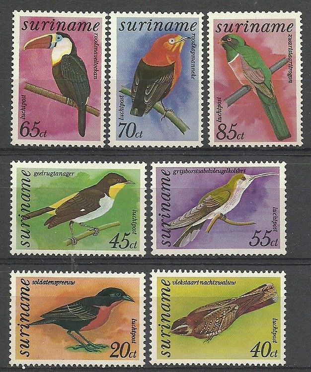 Znaczek Surinam 1977 Mi 781-787 Czyste **