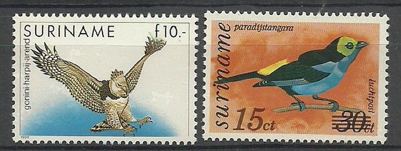 Znaczek Surinam 1986 Mi 1187-1188 Czyste **