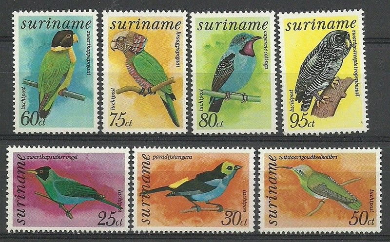 Znaczek Surinam 1977 Mi 764-770 Czyste **