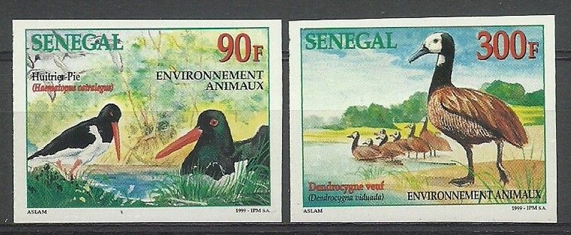 Znaczek Senegal 1999 Mi 1812-1813B Czyste **