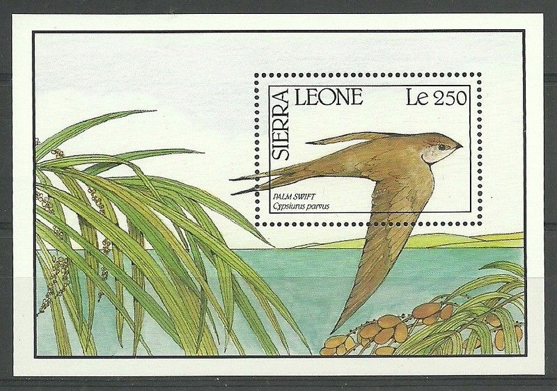Znaczek Sierra Leone 1990 Mi bl 130 Czyste **