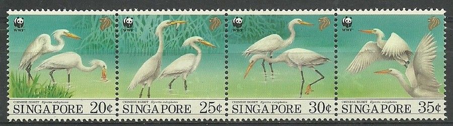 Znaczek Singapur 1993 Mi 705-708 Czyste **