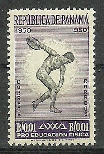 Znaczek Panama 1950 Mi zwa 35 Czyste **