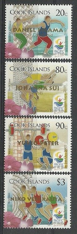 Znaczek Wyspy Cooka 2009 Mi 1614-1617 Czyste **