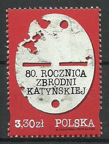 Znaczek Polska 2020 Mi 5200 Fi 5050 Czyste **