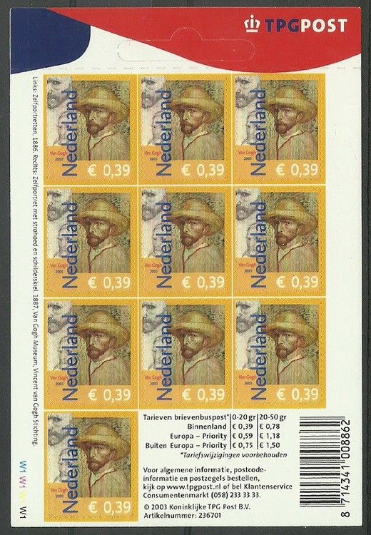 Znaczek Holandia 2003 Mi fol 2083 Czyste **