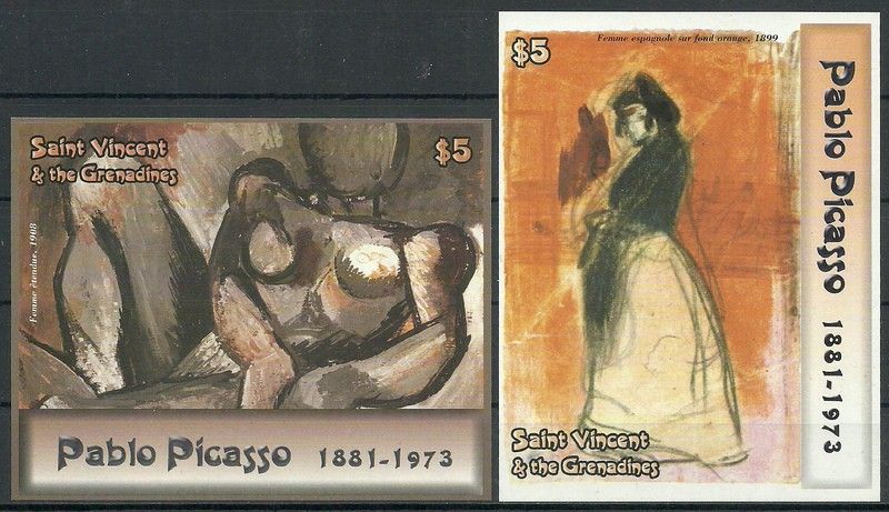 Znaczek Saint Vincent i Grenadyny 2003 Mi bl 611-612 Czyste **