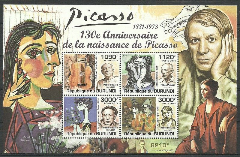 Znaczek Burundi 2011 Mi bl 189 Czyste **