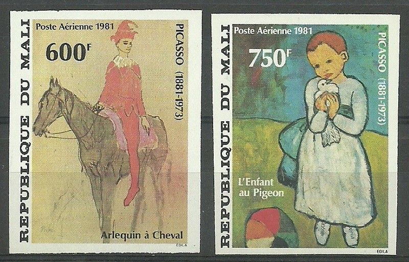 Znaczek Mali 1981 Mi 876-877B Czyste **