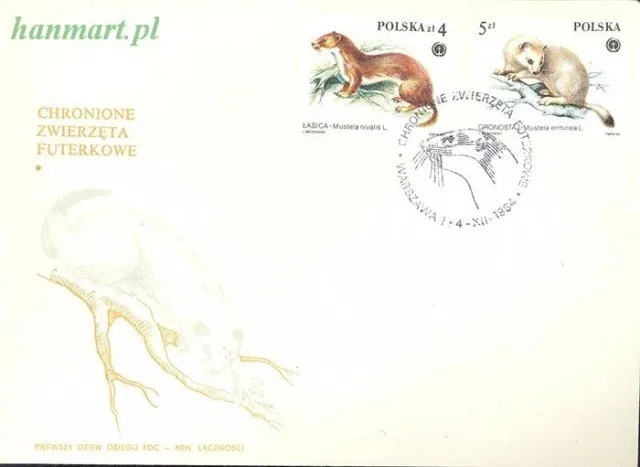 Znaczek Polska 1984 Mi 2946-2951 Fi 2798-2803 FDC
