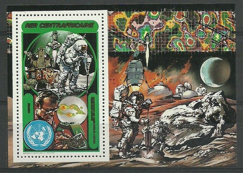 Znaczek Republika Środkowoafrykańska 1982 Mi ein bl 205 Czyste **