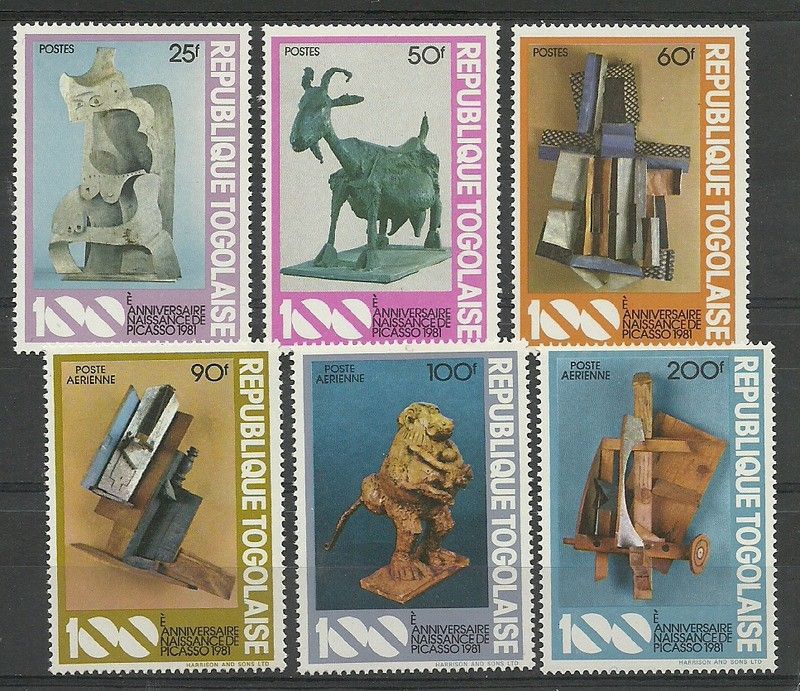 Znaczek Togo 1981 Mi 1559-1564 Czyste **