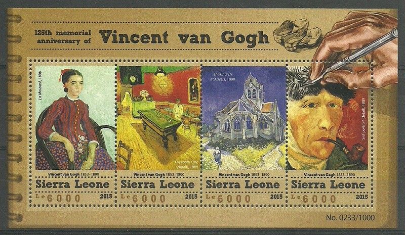 Znaczek Sierra Leone 2015 Mi ark 6627-6630 Czyste **