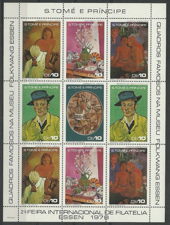 Znaczek Wyspy Św. Tomasza i Książęca 1978 Mi ark 515-519 Czyste **
