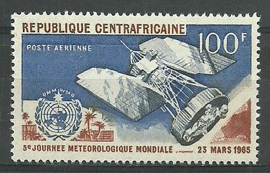 Znaczek Republika Środkowoafrykańska 1965 Mi 72 Czyste **