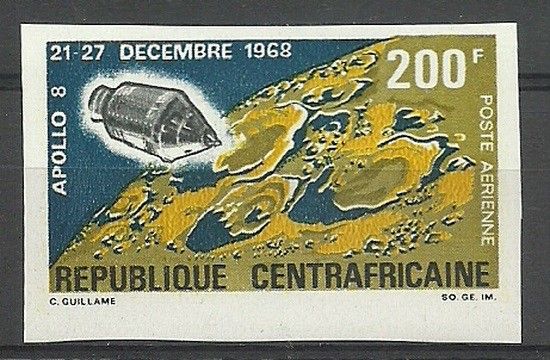 Znaczek Republika Środkowoafrykańska 1969 Mi 195B Czyste **