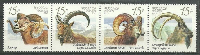 Znaczek Rosja 2013 Mi 1899-1902 Czyste **