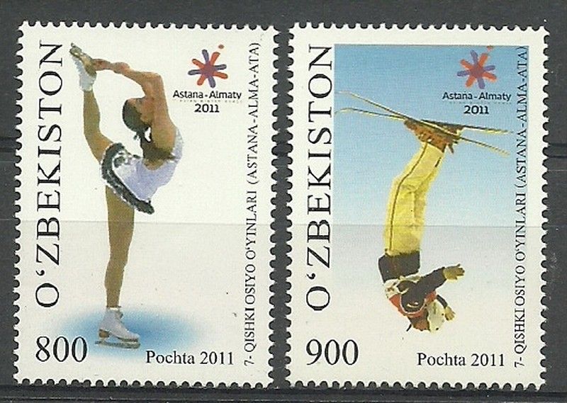 Znaczek Uzbekistan 2011 Mi 921-922 Czyste **