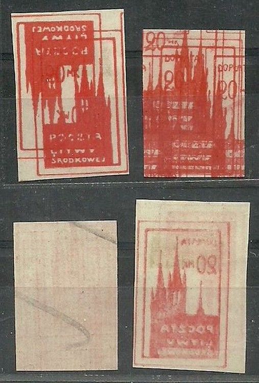 Znaczek Litwa Środkowa 1921 Mi 6 Fi 6 Czyste **