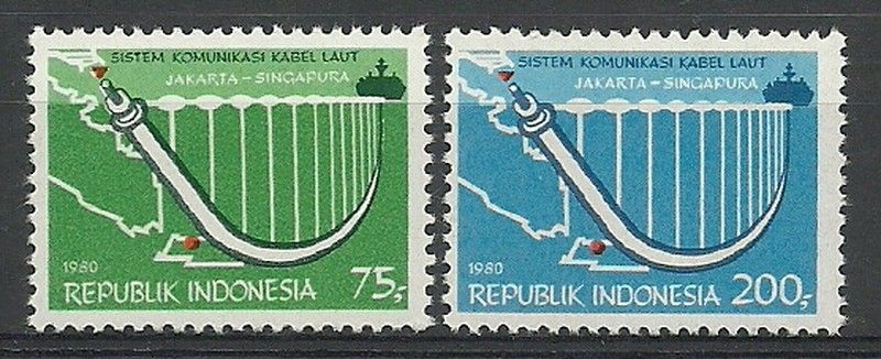 Znaczek Indonezja 1980 Mi 978-979 Czyste **