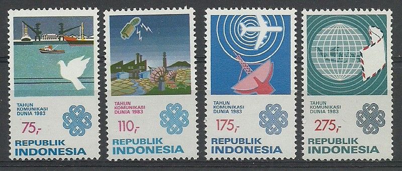 Znaczek Indonezja 1983 Mi 1093-1096 Czyste **