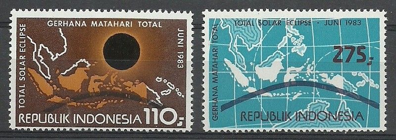 Znaczek Indonezja 1983 Mi 1098-1099 Czyste **