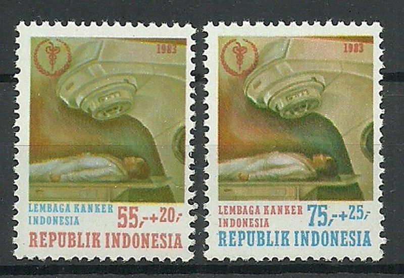 Znaczek Indonezja 1983 Mi 1102-1103 Czyste **