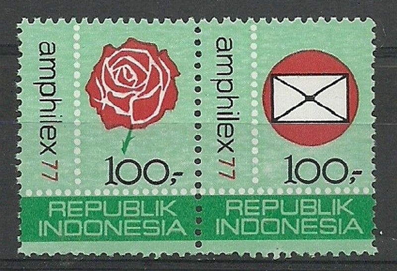 Znaczek Indonezja 1977 Mi 871-872 Czyste **