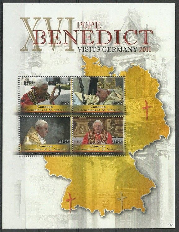 Znaczek St. Vincent i Grenadyny / Canouan 2011 Mi ark 190-193 Czyste **