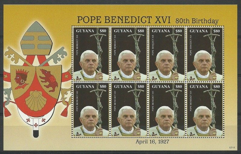 Znaczek Gujana 2007 Mi ark 7963 Czyste **