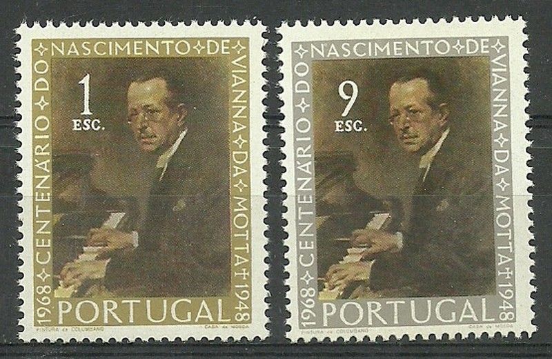 Znaczek Portugalia 1969 Mi 1082-1083 Czyste **