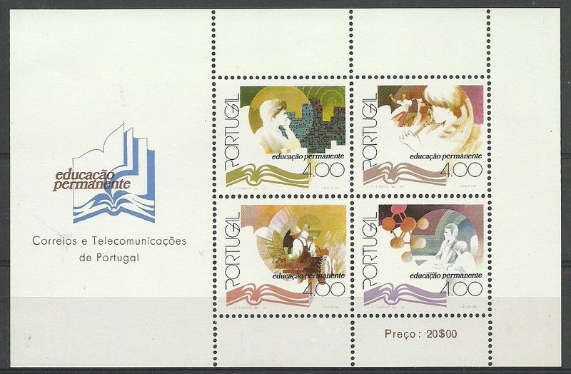 Znaczek Portugalia 1977 Mi bl 21 Czyste **