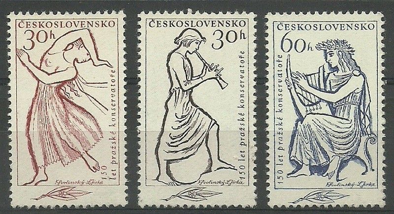 Znaczek Czechosłowacja 1961 Mi 1265-1267 Czyste **