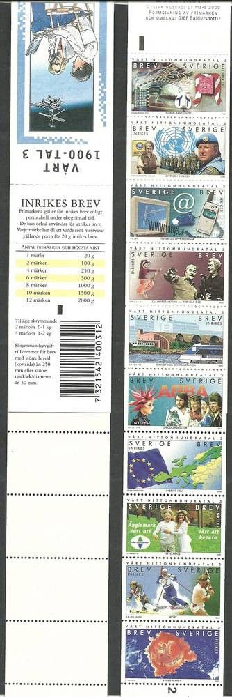Znaczek Szwecja 2000 Mi mh 264 Czyste **