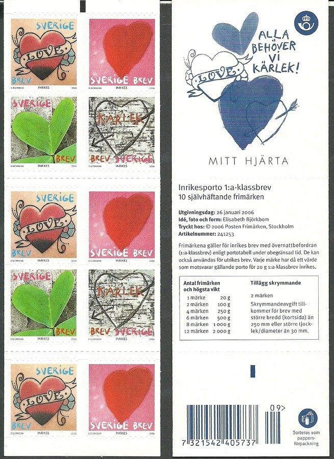 Znaczek Szwecja 2006 Mi mh 2516-2519 Czyste **