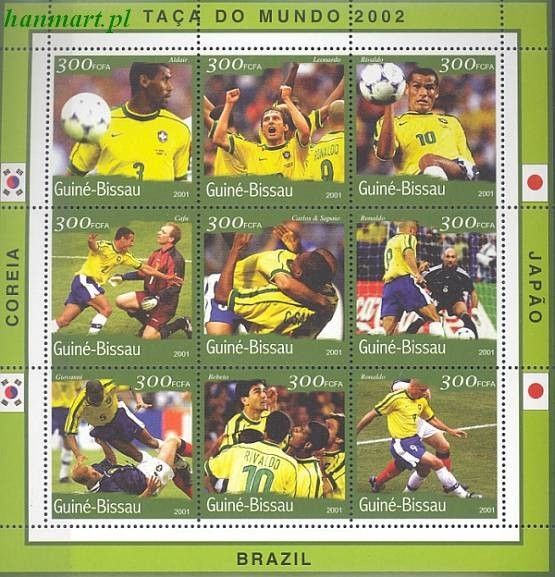 Znaczek Gwinea Bissau 2001 Mi 1361-1369 Czyste **