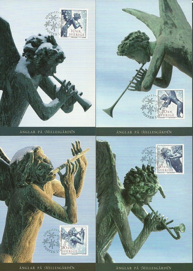 Znaczek Szwecja 2005 Mi 2506-2509 Karta Max