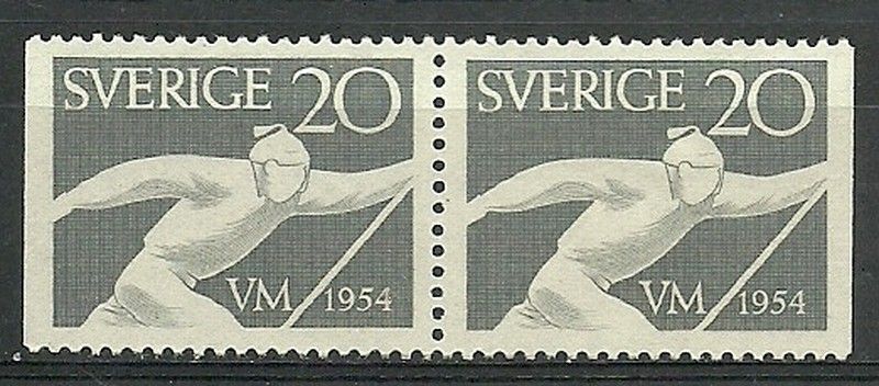 Znaczek Szwecja 1954 Mi 388DlDr Czyste **