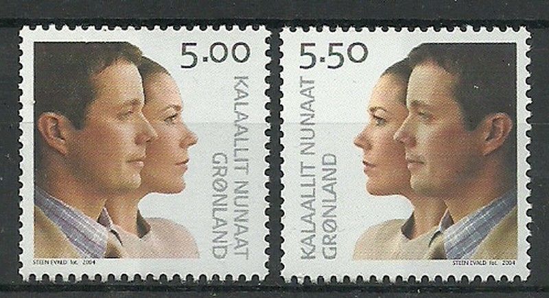 Znaczek Grenlandia 2004 Mi 416-417 Czyste **