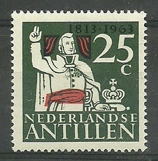 Znaczek Antyle Holenderskie 1963 Mi 137 Czyste **