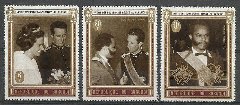 Znaczek Burundi 1970 Mi 673-675 Czyste **