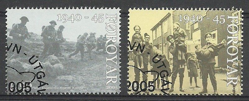 Znaczek Wyspy Owcze 2005 Mi 543-544 Stemplowane