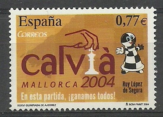 Znaczek Hiszpania 2004 Mi 3936 Czyste **