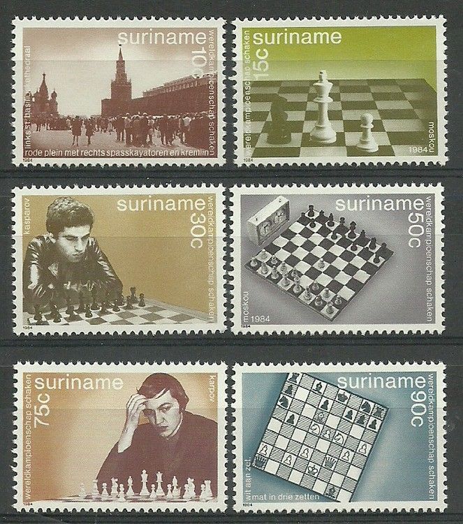 Znaczek Surinam 1984 Mi 1100-1105 Czyste **