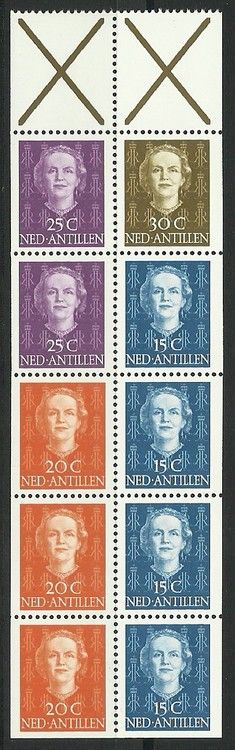 Znaczek Antyle Holenderskie 1950 Mi h-blatt 4 Czyste **