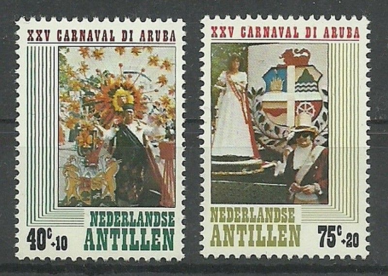 Znaczek Antyle Holenderskie 1979 Mi 383-384 Czyste **