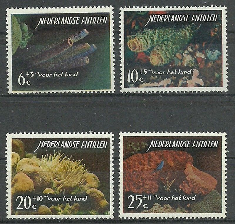Znaczek Antyle Holenderskie 1965 Mi 158-161 Czyste **