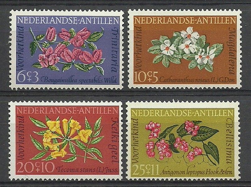 Znaczek Antyle Holenderskie 1964 Mi 141-144 Czyste **