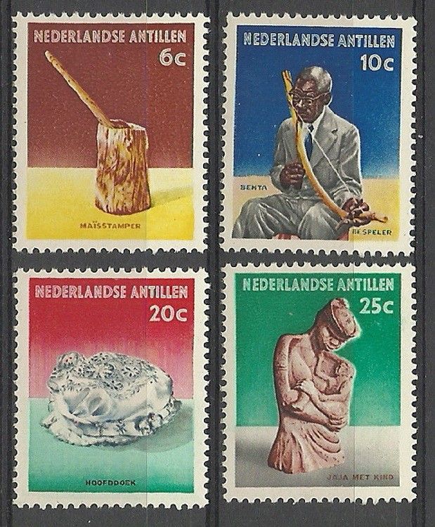 Znaczek Antyle Holenderskie 1962 Mi 120-123 Czyste **